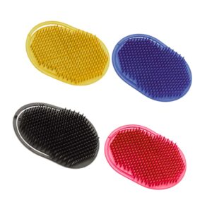 Kit com 24 Escova oval de bolso pata massagem Marilu