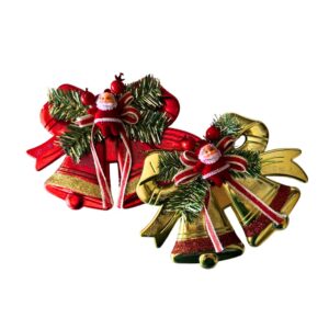 Enfeite pendente Sino de natal com papai noel 20x18cm – decoração arvore de natal Wincy