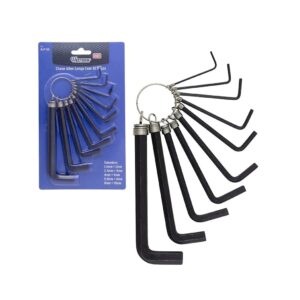 Jogo de Chave Allen 10 peças de 1,5mm até 10mm Western