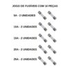 Jogo fusiveis 10 peças - 19802 (1)