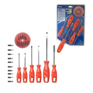 Jogo de Chave de fenda com bits e adaptador com 16 peças Western