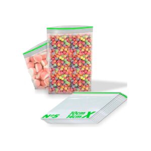 Saco plástico hermético zip lock nº5 10x14cm c/100 un Vabene