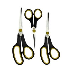 Kit com 3 Tesoura multiuso 5" / 7" / 8" inox Wellmix