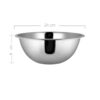 Bowl inox fundo 24cm - 31920 (2)