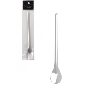 Colher bailarina para copo longo 20cm inox Chef Line