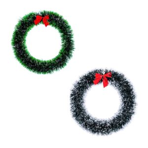 Guirlanda de porta decorada festão 30cm Wincy - enfeite natal