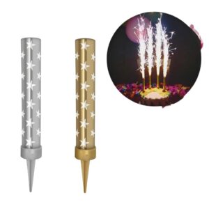 Vela vulcão fonte estrelada chama cobre Plim Fest