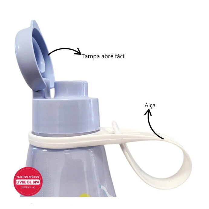 Garrafa abre facil 530ml stitch - 32232 (2)