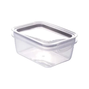 Pote hermético de plástico trava mais 910ml Plasútil
